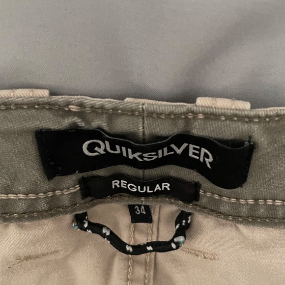 Quiksilver Cargo Shorts Tan Sz 34 Men’s - Picture 3 of 5